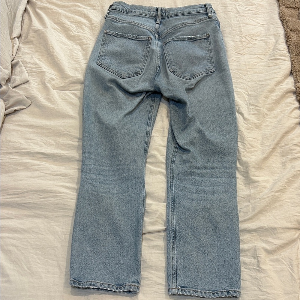 Agolde Riley High Rise Straight Crop - Picture 9 of 9